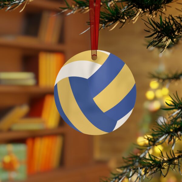 Metal Volleyball Ornament - Image 4