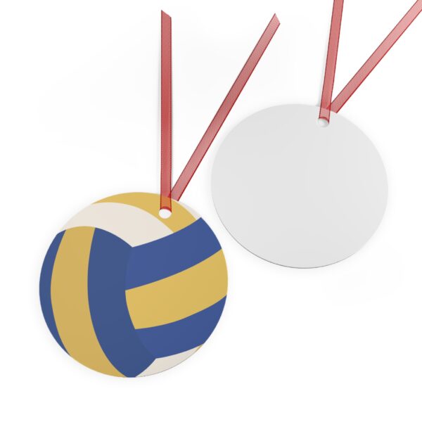 Metal Volleyball Ornament - Image 3