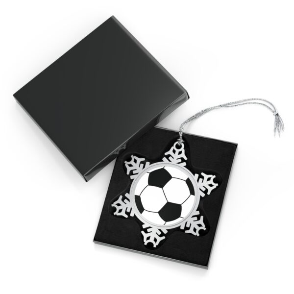 Pewter Soccer Ornament - Image 2