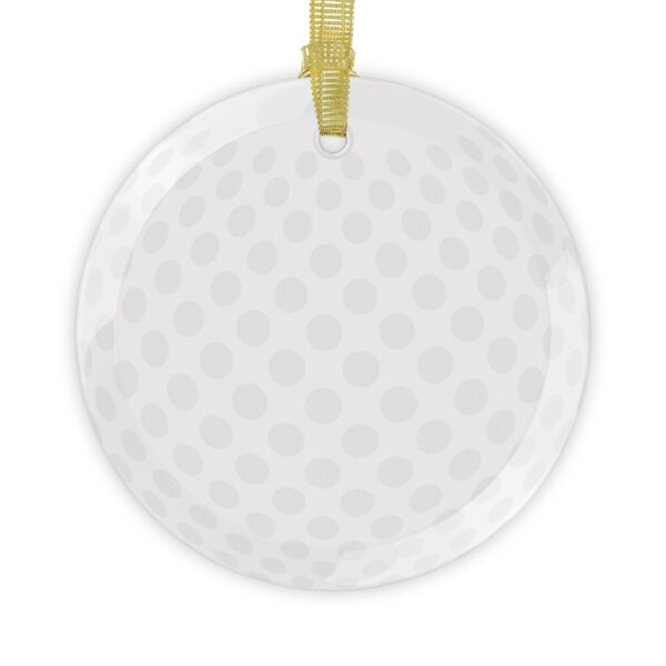 Glass Golf Ornament