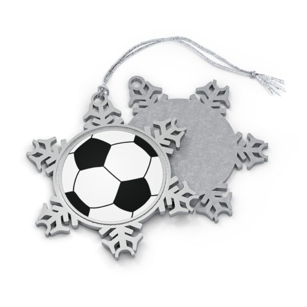 Pewter Soccer Ornament