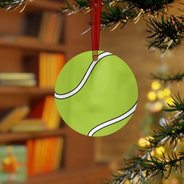 Metal Tennis Ornament - Image 4