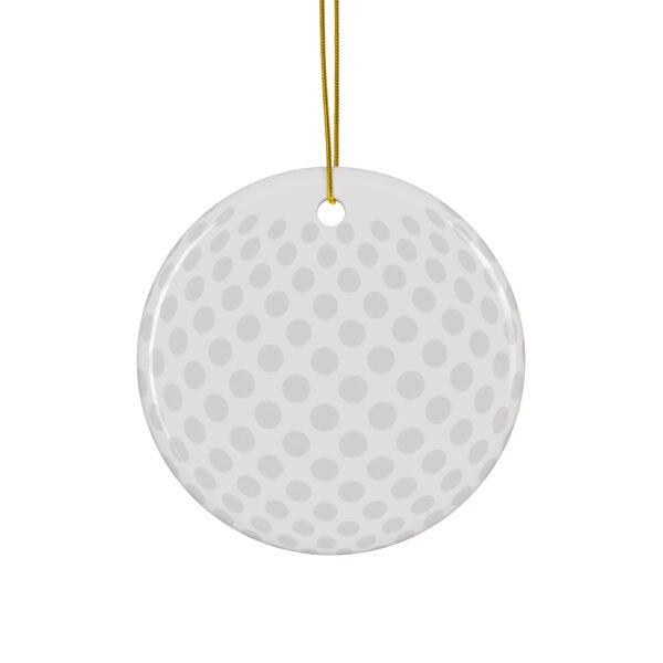 Ceramic Golf Ornament