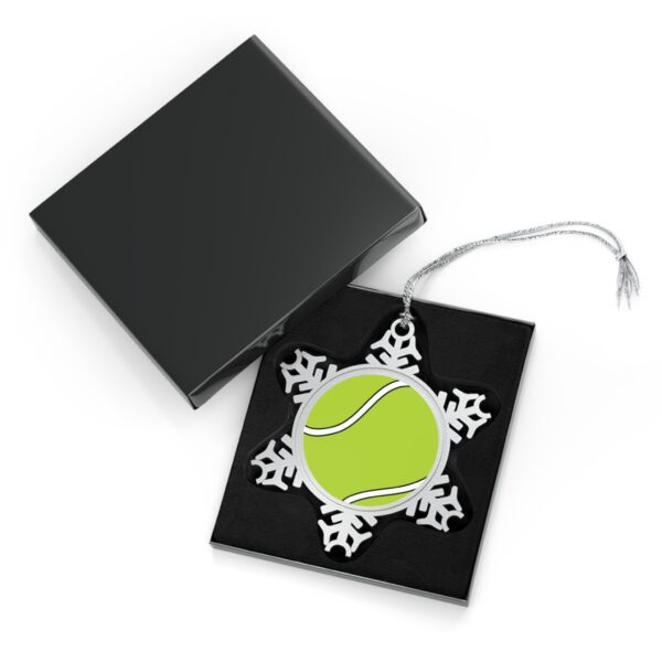 Pewter Tennis Ornament - Image 2