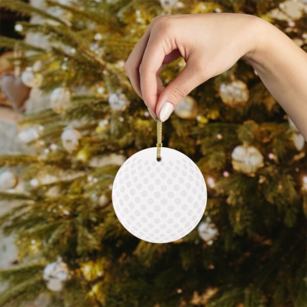 Glass Golf Ornament - Image 4