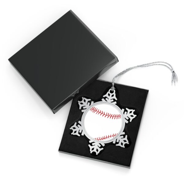 Pewter Basketball Ornament - Image 2