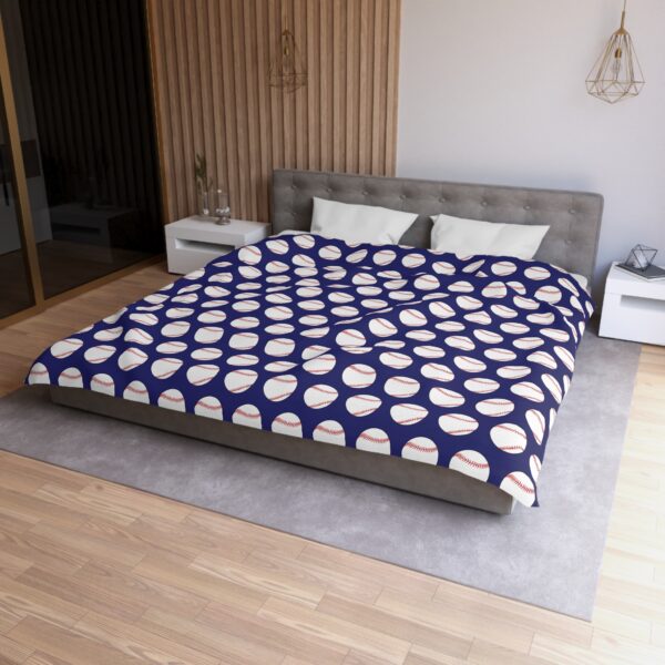 Blue Baseball Duvet Cover - Image 9