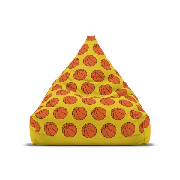 Yellow Basketball Bean Bag Chair Cover