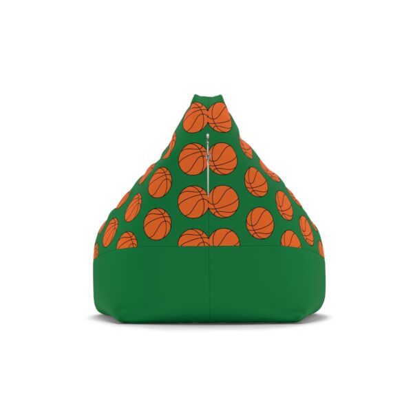 Green Basketball Bean Bag Chair Cover - Image 7