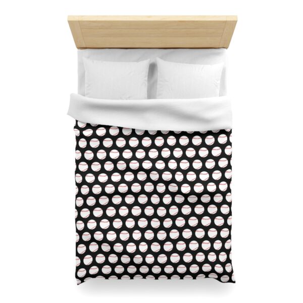 Black Baseball Duvet Cover - Image 11