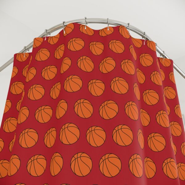 Basketball Shower Curtain - Image 3