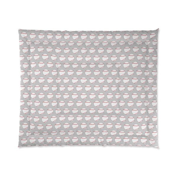 Gray Baseball Comforter - Image 2