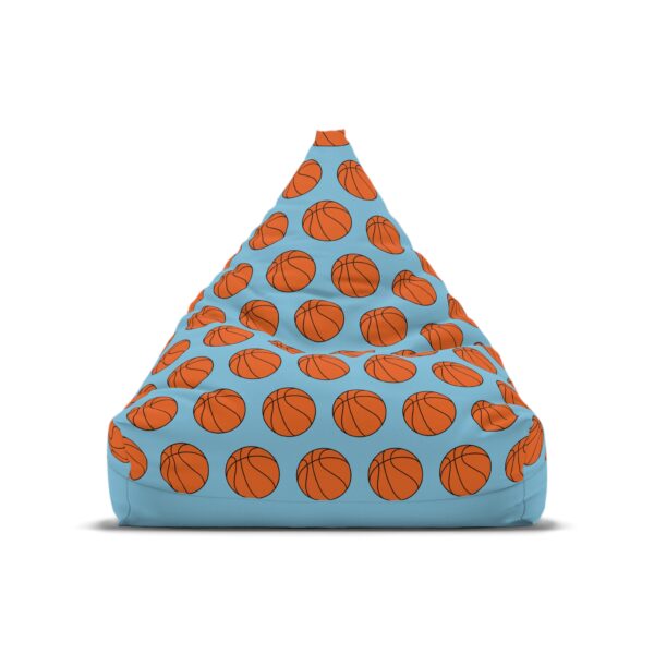 Blue Basketball Bean Bag Chair Cover