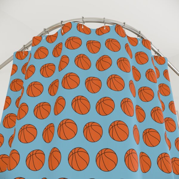 Basketball Shower Curtain - Image 3