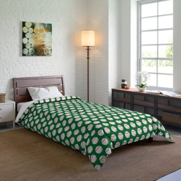 Green Baseball Comforter - Image 4