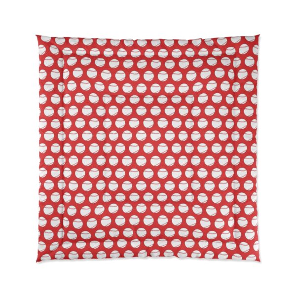 Red Baseball Comforter - Image 5