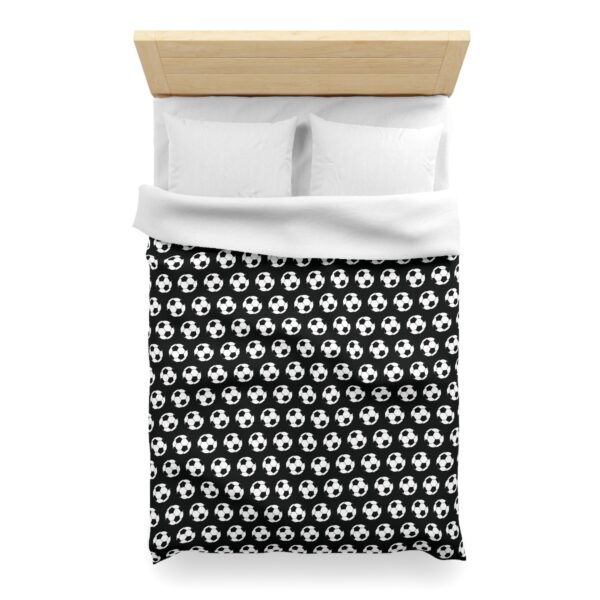 Black Soccer Duvet Cover - Image 11