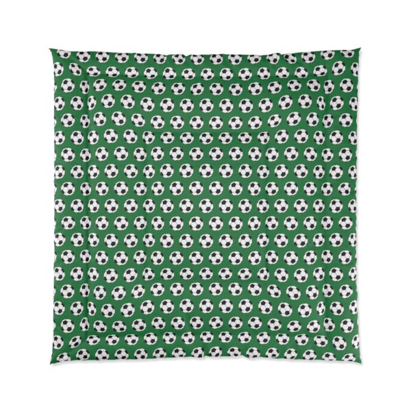 Green Soccer Comforter - Image 5