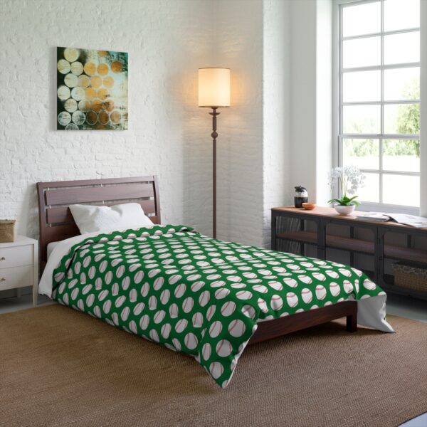 Green Baseball Comforter - Image 8