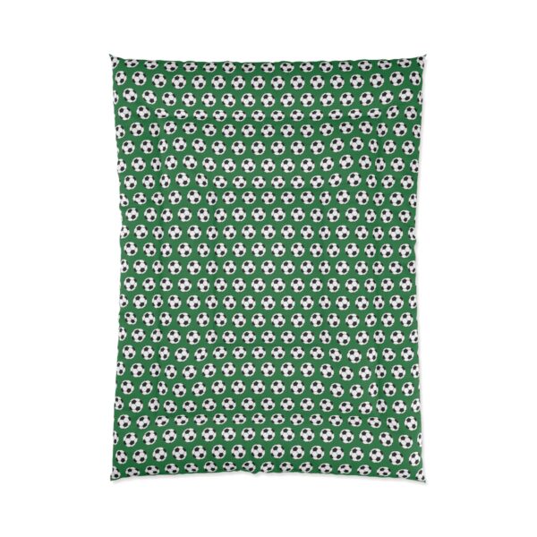 Green Soccer Comforter - Image 3