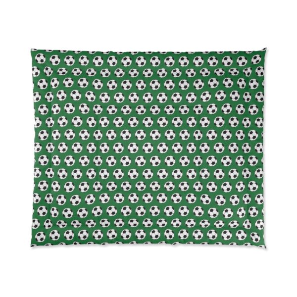 Green Soccer Comforter - Image 2