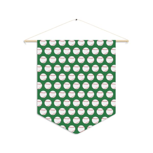 Green Baseball Pennant - Image 2