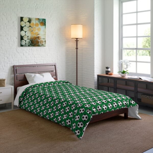 Green Soccer Comforter - Image 8