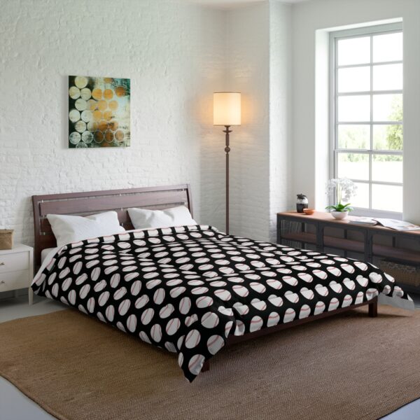 Black Baseball Comforter - Image 6