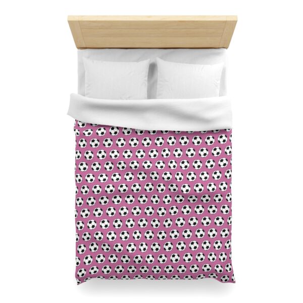 Pink Soccer Duvet Cover - Image 11