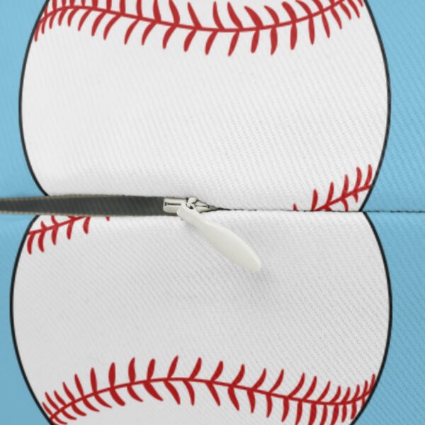 Blue Baseball Lumbar Pillow - Image 3