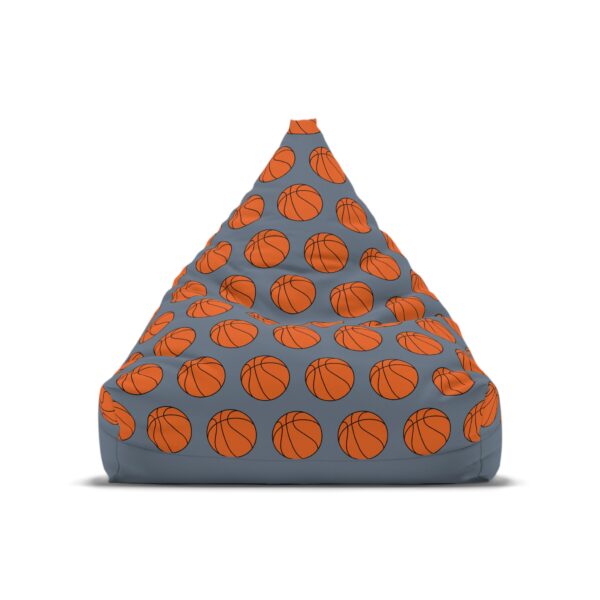 Gray Basketball Bean Bag Chair Cover