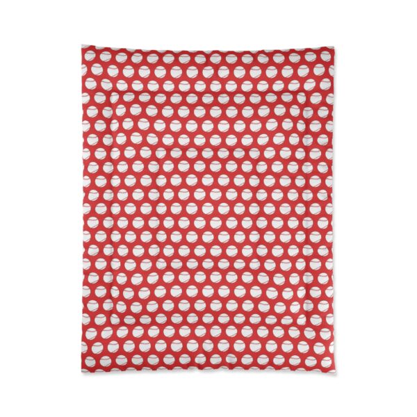 Red Baseball Comforter - Image 7