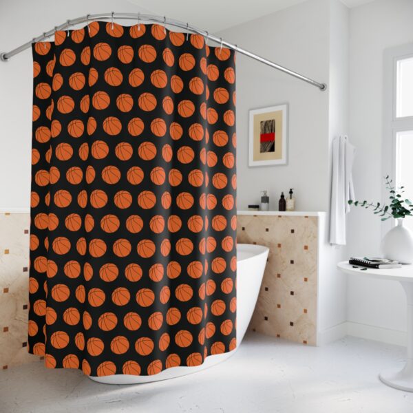 Basketball Shower Curtain