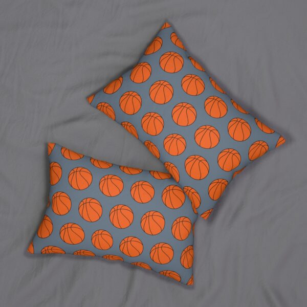 Gray Basketball Lumbar Pillow - Image 4