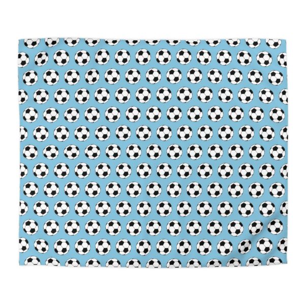 Blue Soccer Duvet Cover - Image 7