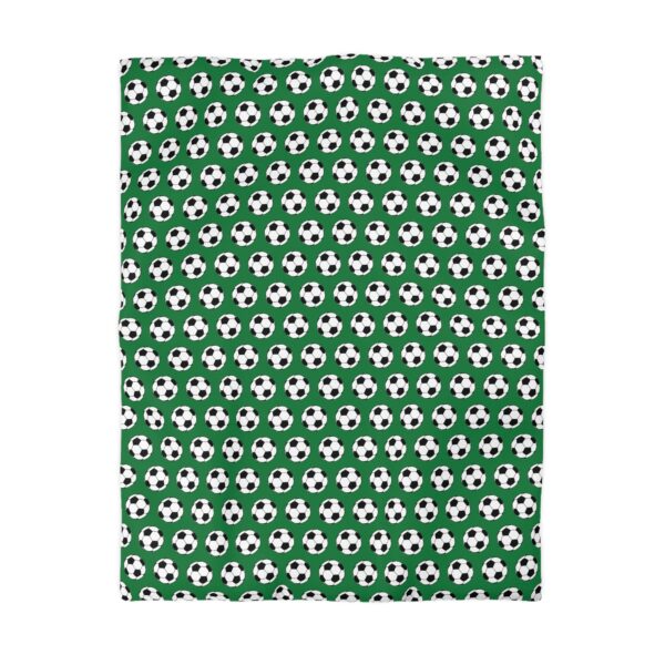 Green Soccer Duvet Cover - Image 4