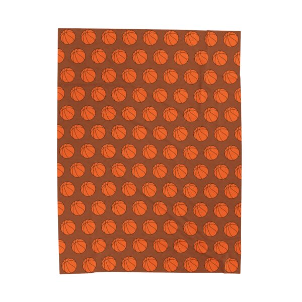 Velveteen Basketball Blanket