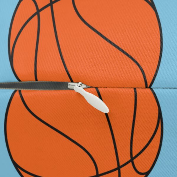 Blue Basketball Lumbar Pillow - Image 3