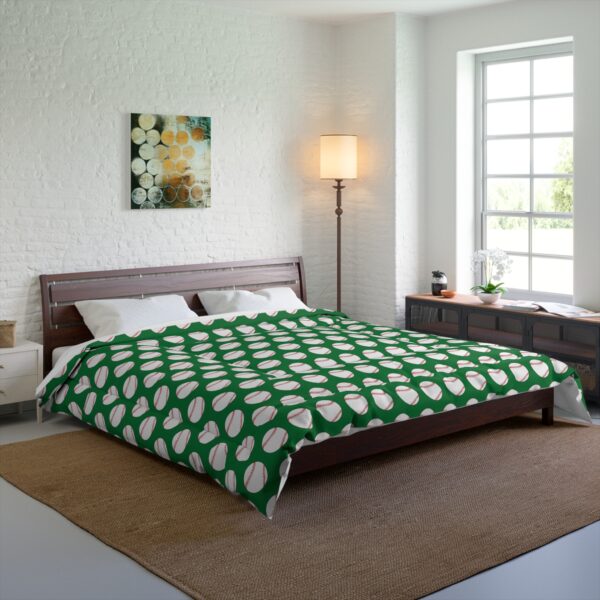 Green Baseball Comforter