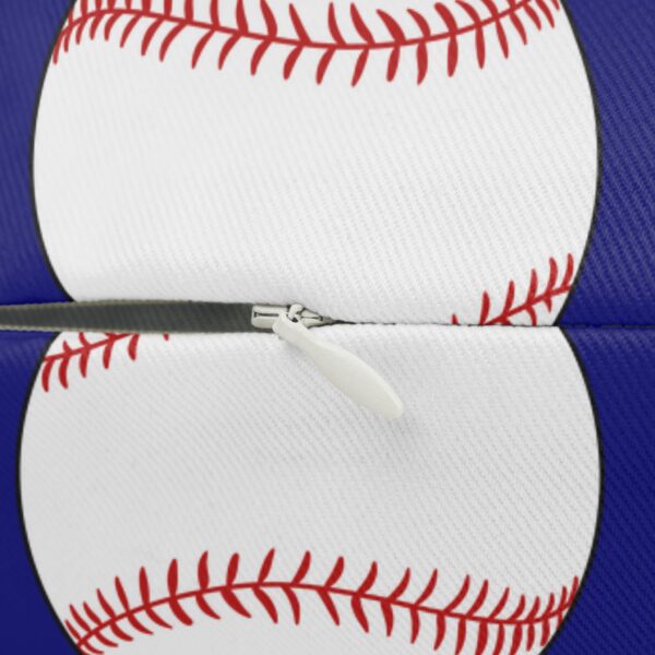 Blue Baseball Lumbar Pillow - Image 3