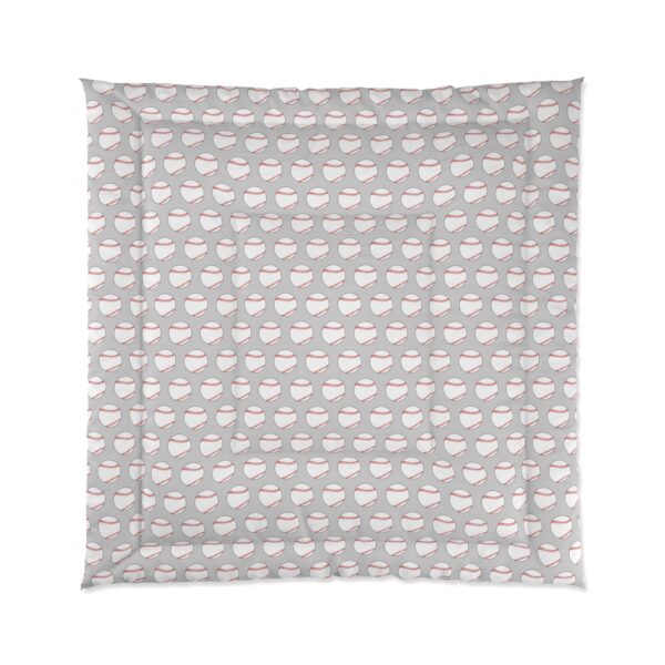 Gray Baseball Comforter - Image 5