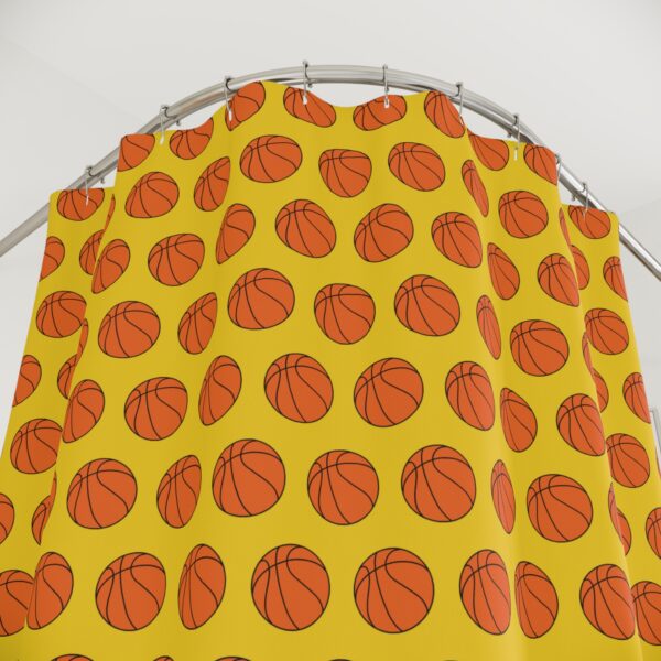 Basketball Shower Curtain - Image 3