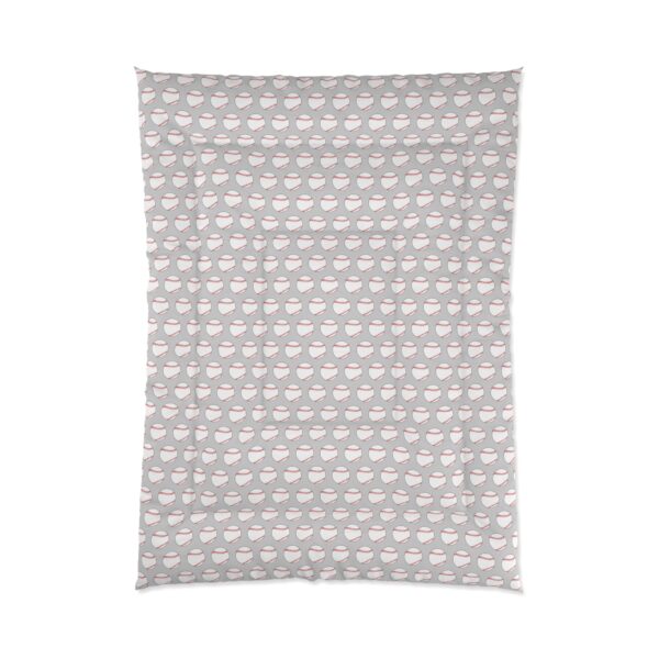 Gray Baseball Comforter - Image 3