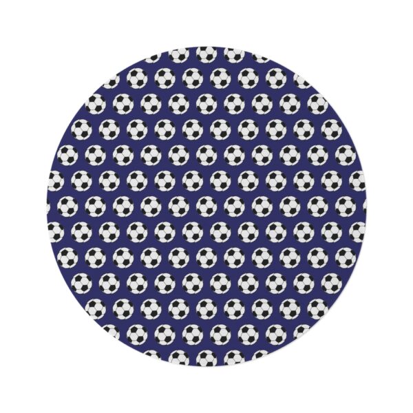 Blue Soccer Rug - Image 2