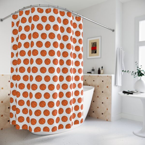 Basketball Shower Curtain