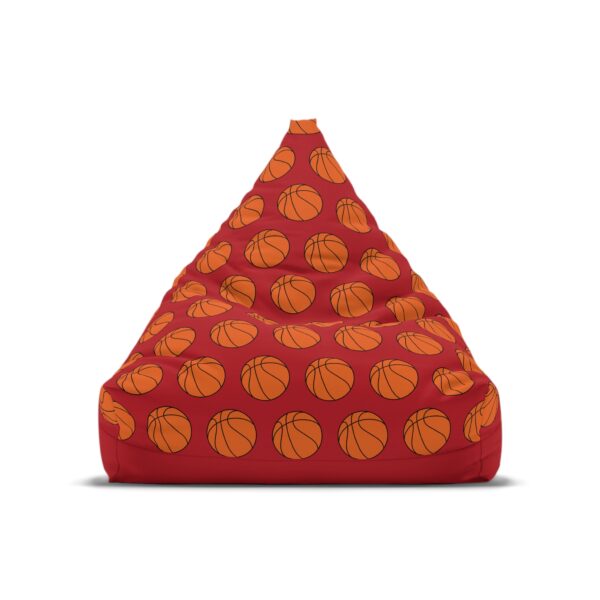 Red Basketball Bean Bag Chair Cover