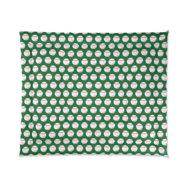 Green Baseball Comforter - Image 2