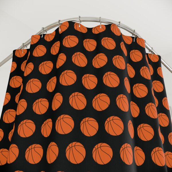 Basketball Shower Curtain - Image 3