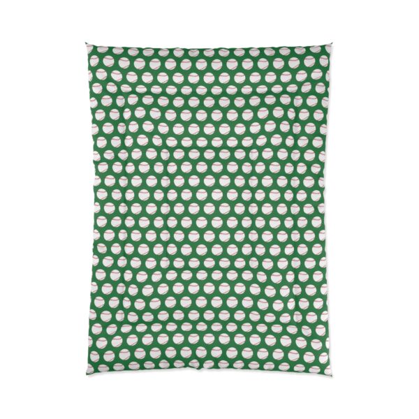 Green Baseball Comforter - Image 3