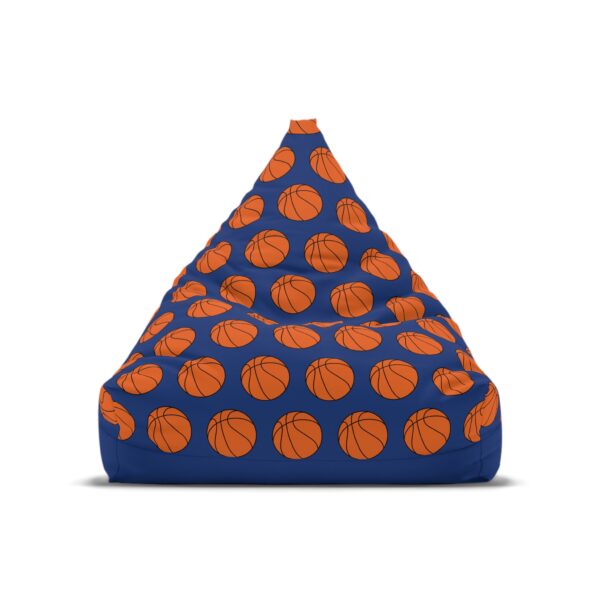 Blue Basketball Bean Bag Chair Cover